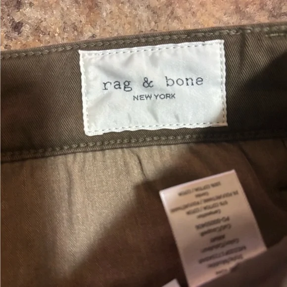 rag & bone Men's Khaki Chinos
